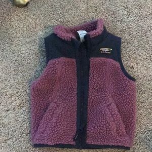 Purple LL bean 6-12 month coat
